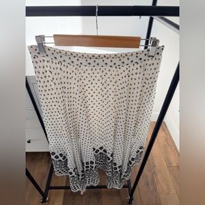 Express Black and White Skirt